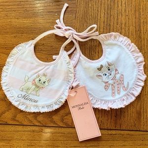 Baby bib set by Italian Luxury brand Monnalisa